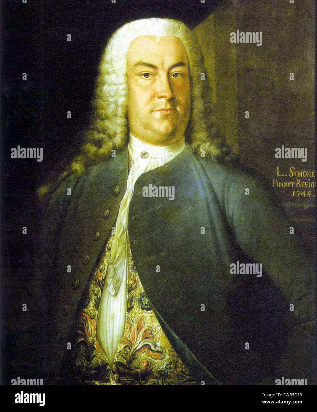 Johann Christoph Gottsched (1700–1766) deutscher Philosoph Stockfoto Johann Christoph Gottsched (1700–1766) deutscher Philosoph Stockfoto