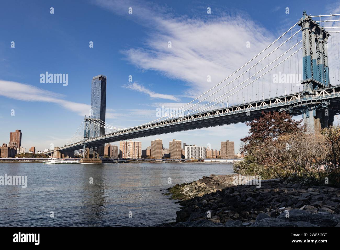 New York, Manhattan, Brücken Stockfoto