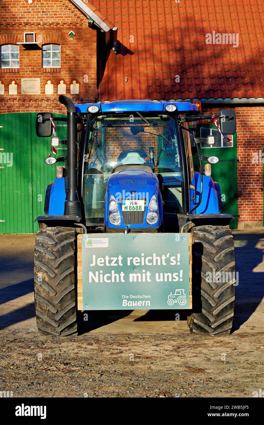 Protest Der Bauern In Der Region Hannover Gegen Die Agrarpolitik Der ...