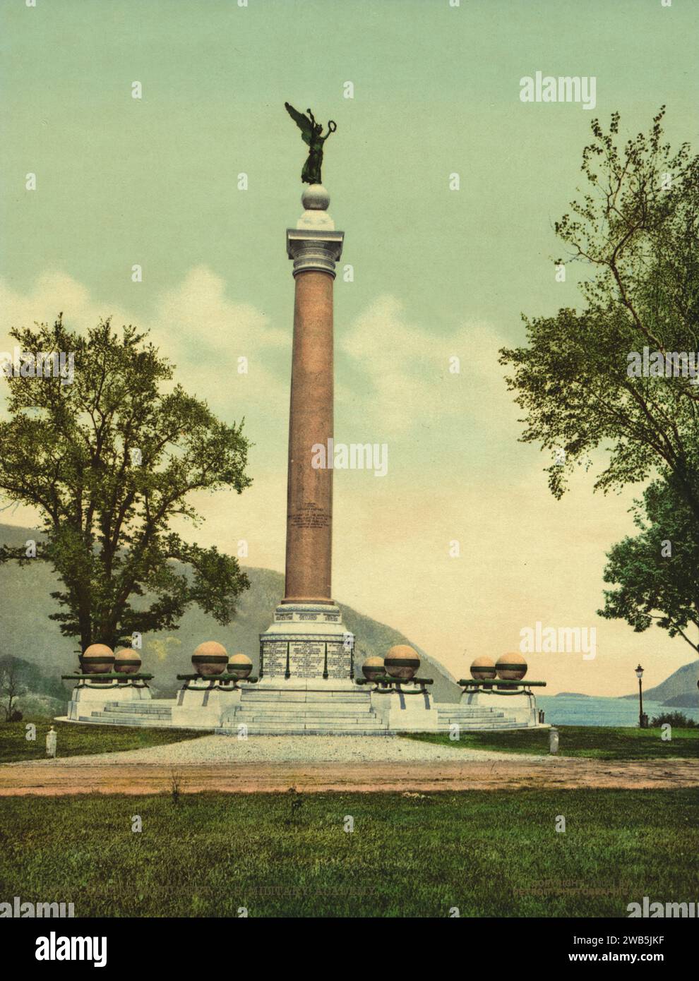 Battle Monument, U.S. Military Academy, West Point, New York 1901. Stockfoto