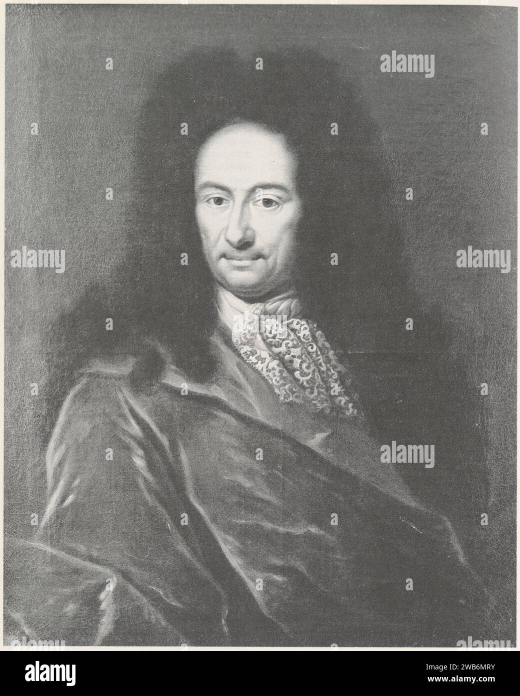 1711 circa unbekannter Meister Kopie Portrait Gottfried Wilhelm Leibniz, Geschenk an Raphael Levi, Kunstsammlungen der Georg-August-Universität Göttingen. Stockfoto