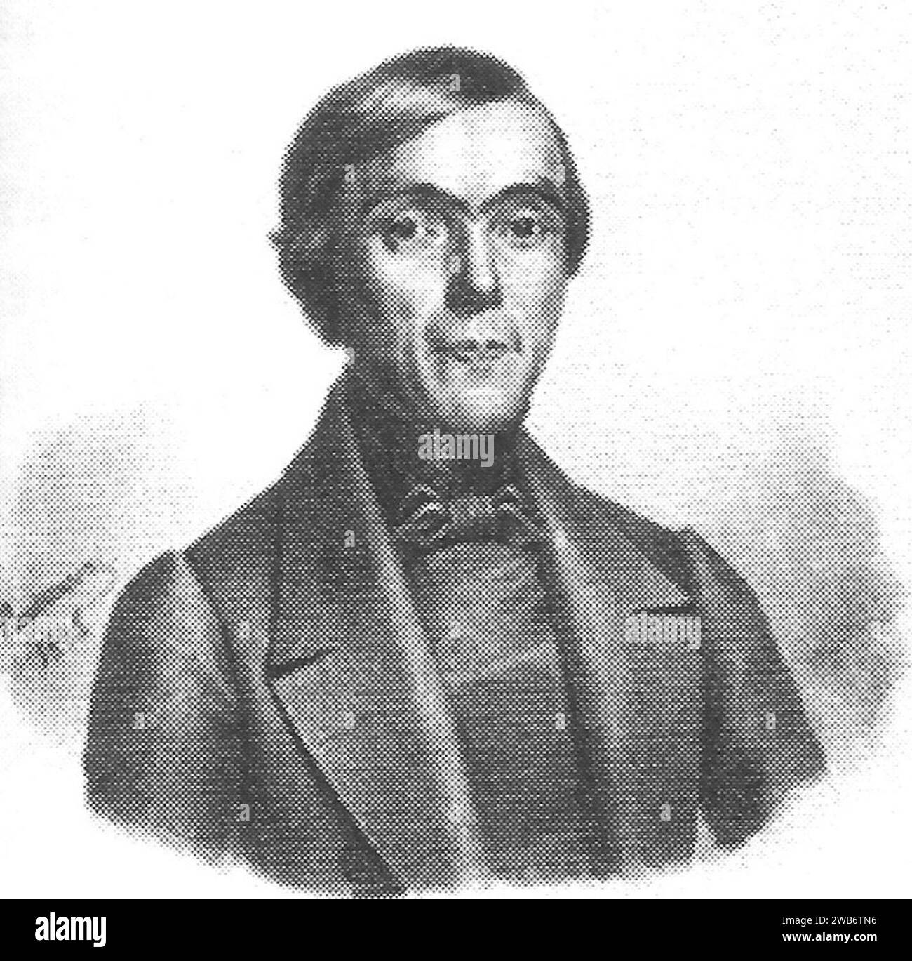 1845 Elias Lönnrot. Stockfoto