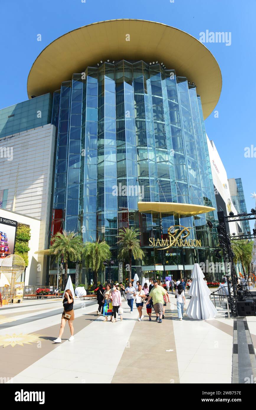 Das Einkaufszentrum Siam Paragon. Bangkok, Thailand. Stockfoto