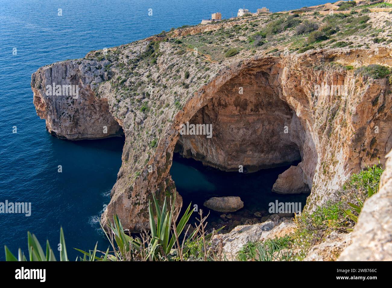 Blaue Grotte in Wied iz-Zurrieq, Malta Stockfoto