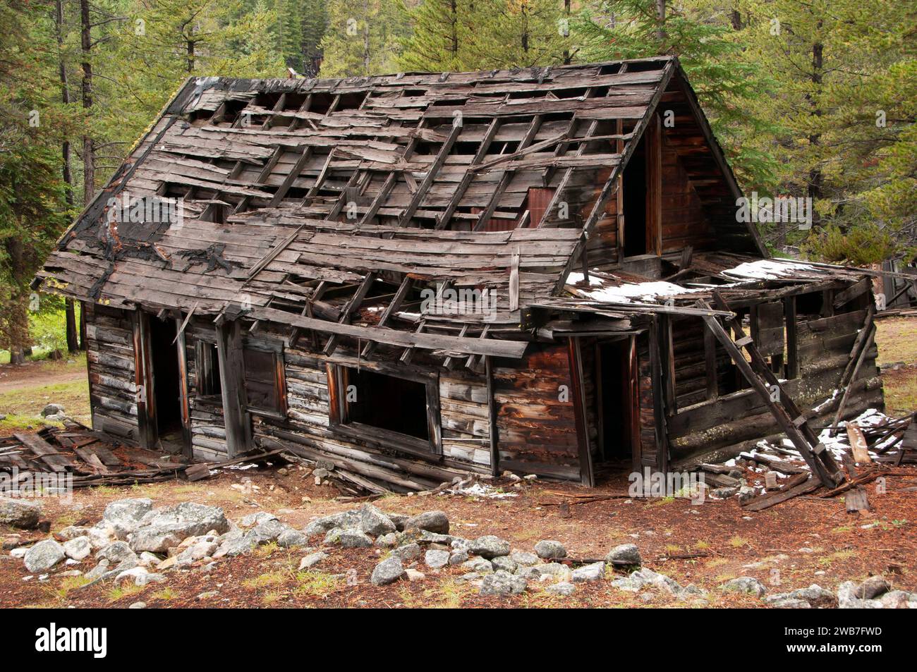 Coolidge Ghost Town, Beaverhead Deerlodge National Forest, Montana Stockfoto