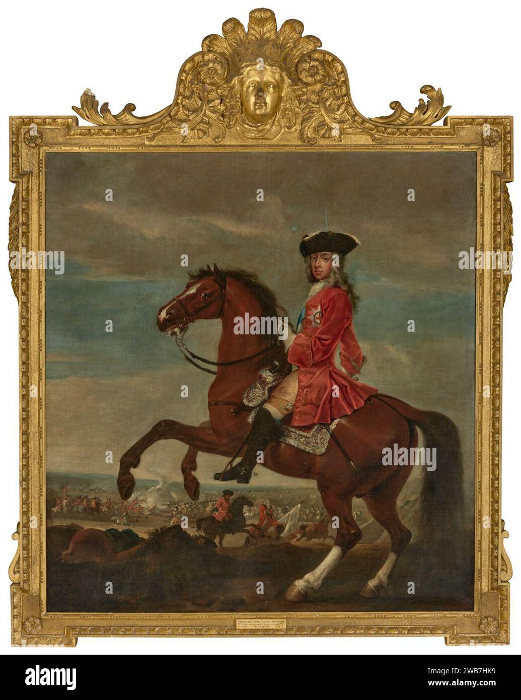 Peter Tillemans – Reiterporträt von Friedrich, Prinz von Wales. Stockfoto