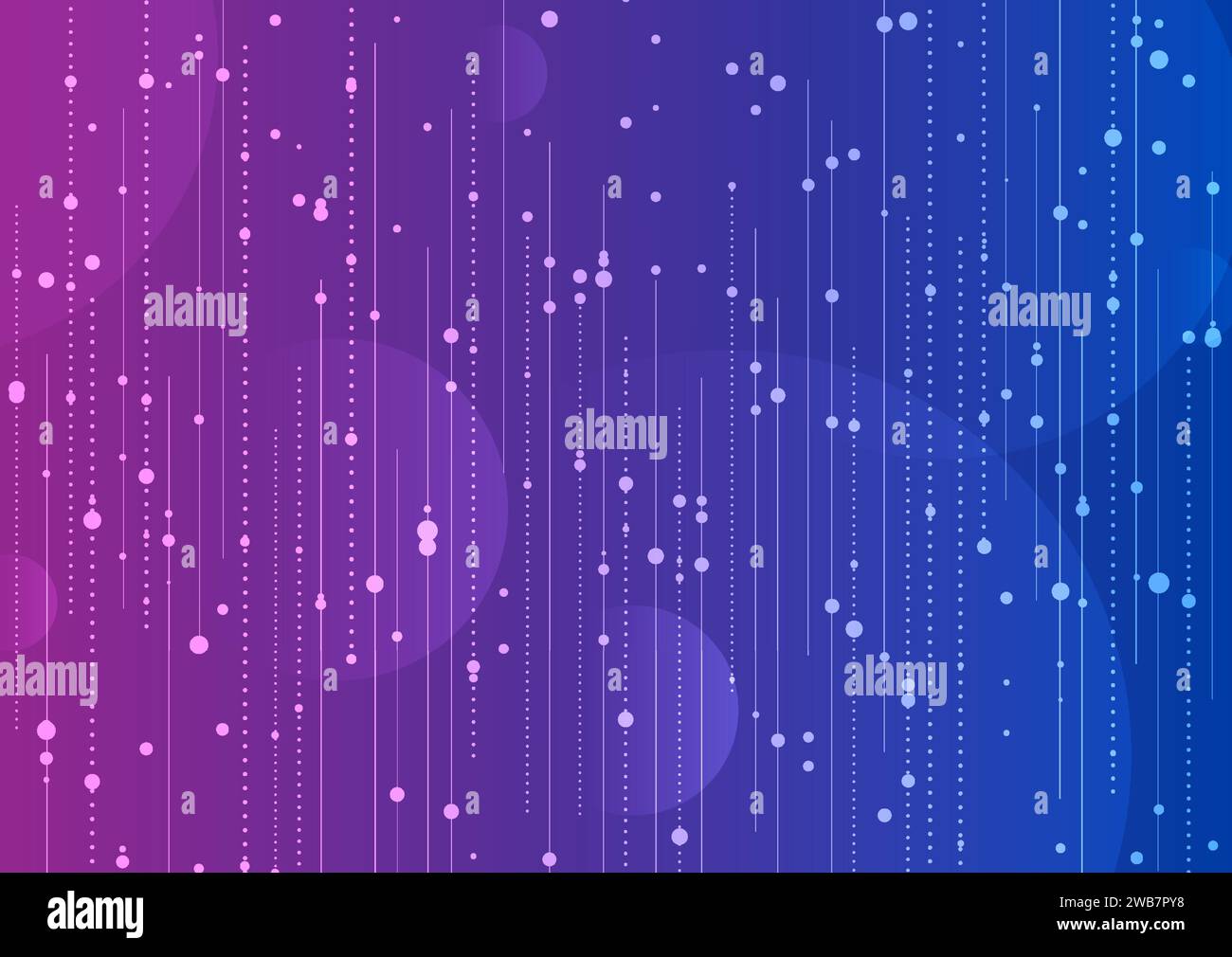 Heller abstrakter High-Tech-Hintergrund mit Punkten und Linien. Vector Concept Connection Design Stock Vektor