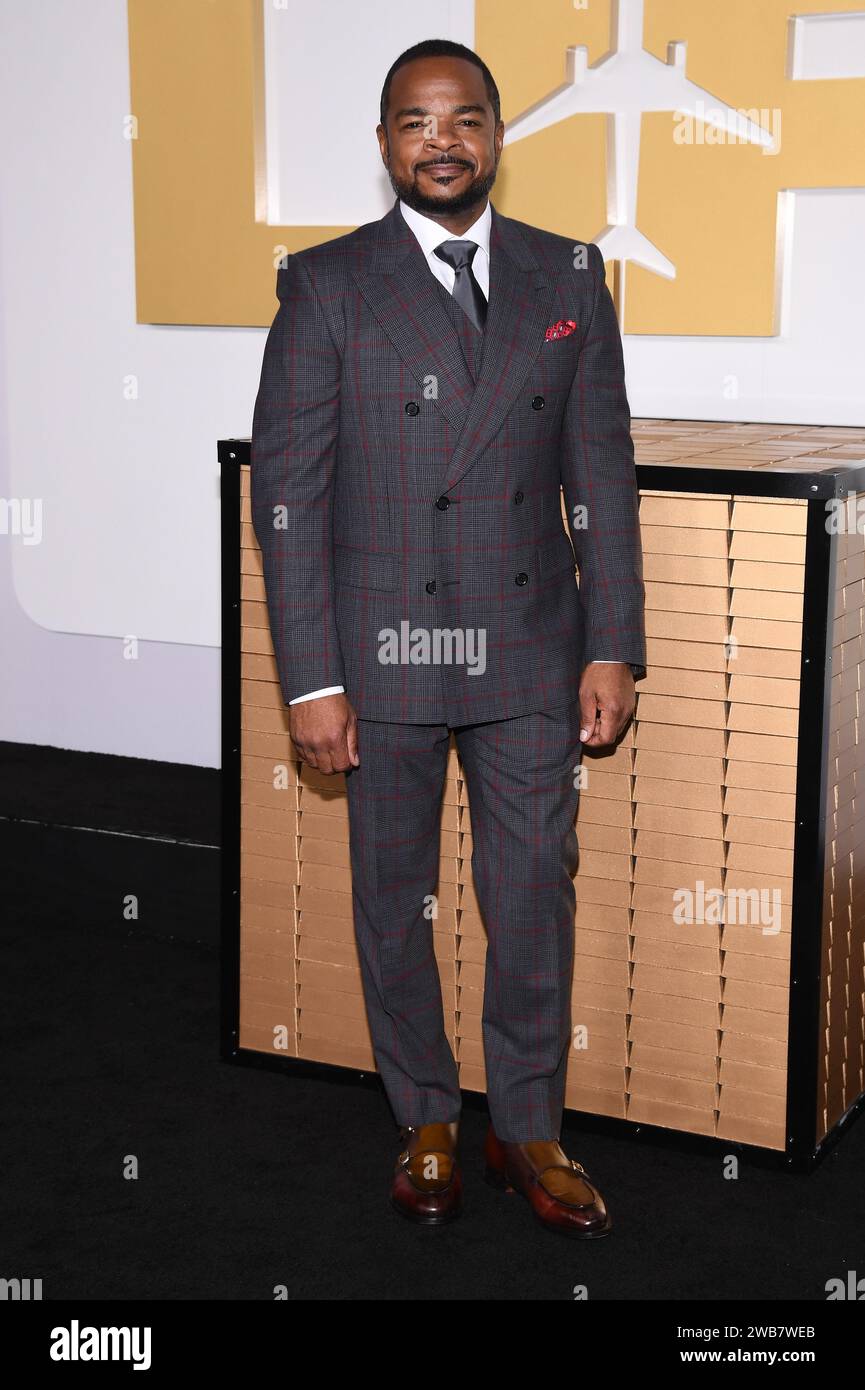 New York, USA. Januar 2024. Regisseur F. Gary Gray nimmt am 8. Januar 2024 an der „Lift“-Weltpremiere im Jazz im Lincoln Center, New York, NY, Teil. (Foto: Anthony Behar/SIPA USA) Credit: SIPA USA/Alamy Live News Stockfoto