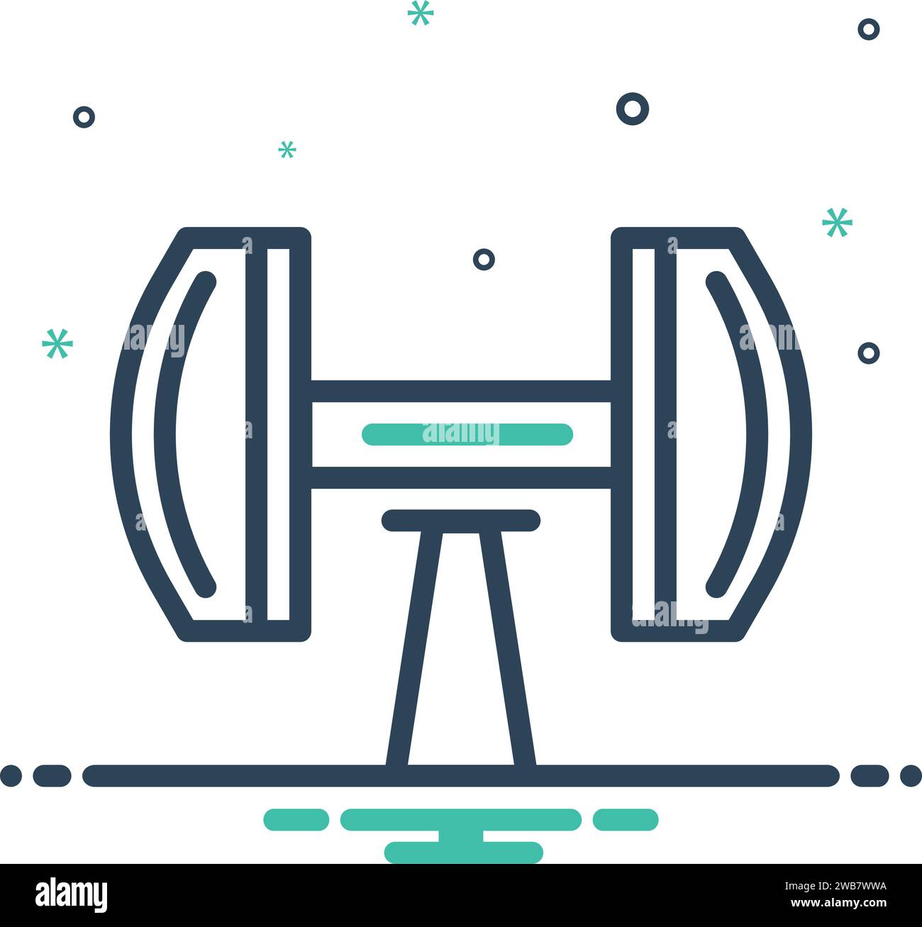 Symbol für Knödel, Glocken Stock Vektor