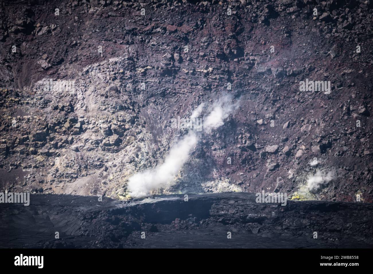 Big Island Hawaii, Vulcano-Nationalpark Stockfoto