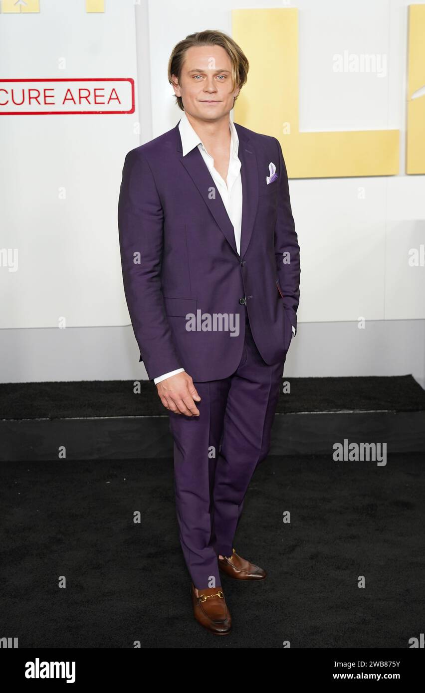 Billy Magnussen nimmt am 8. Januar 2024 an der Uraufführung von Netflix