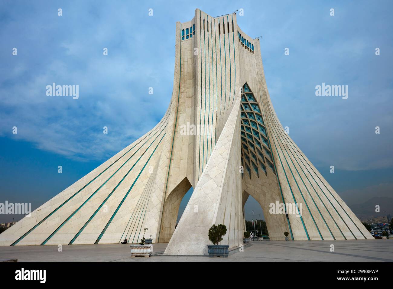 Azadi Tower (Freedom Tower), ein Wahrzeichen in Teheran, Iran. Stockfoto