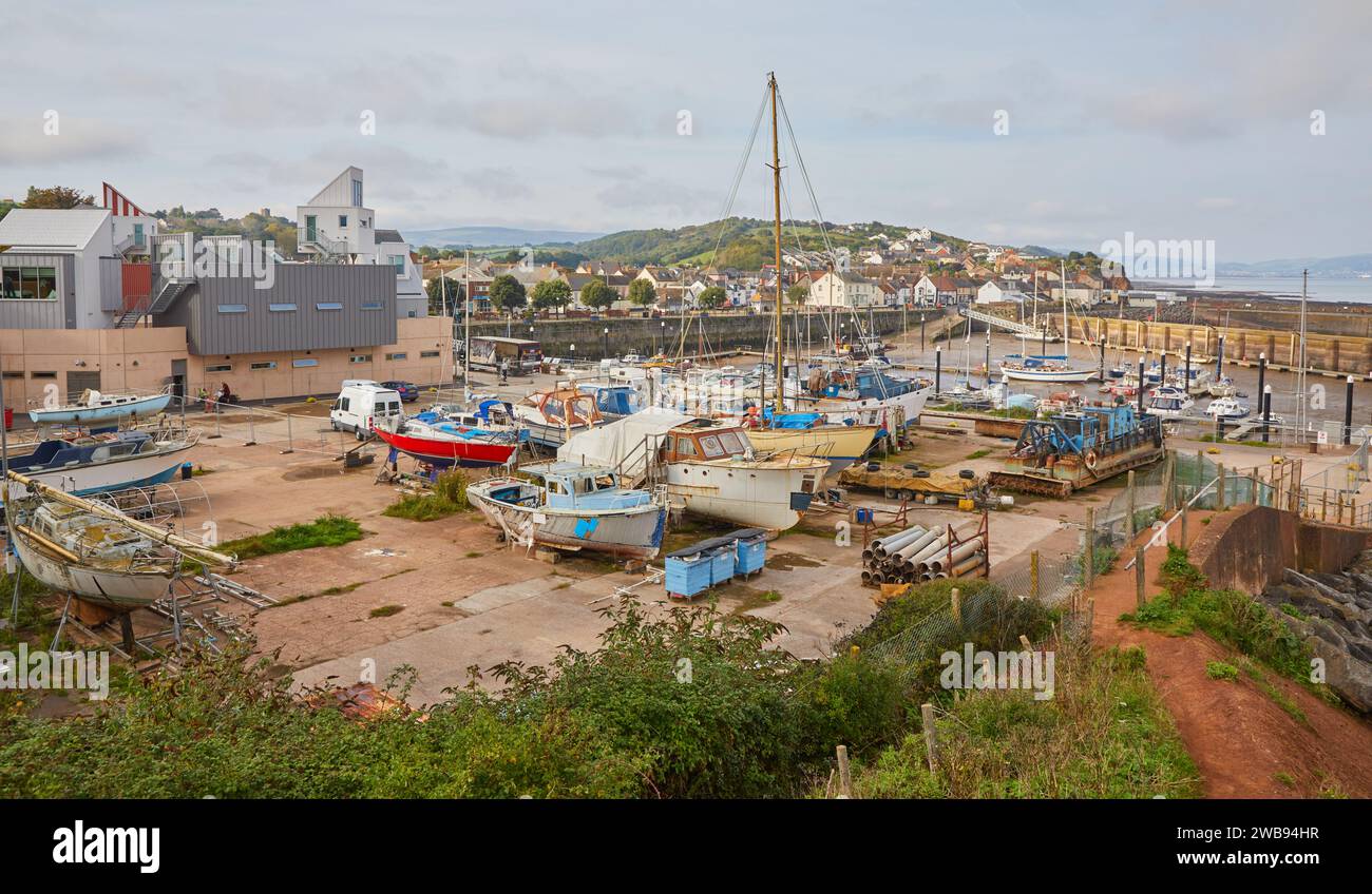 Der Hafen bei Watchet, Somerset Stockfoto
