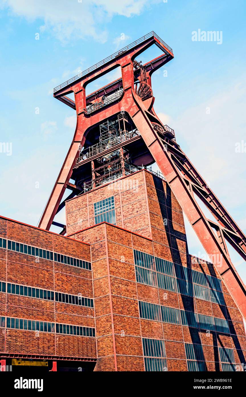 Zeche Zollverein (Essen, Nordrhein-Westfalen); Kohlebergwerk, Industriekomplex Stockfoto