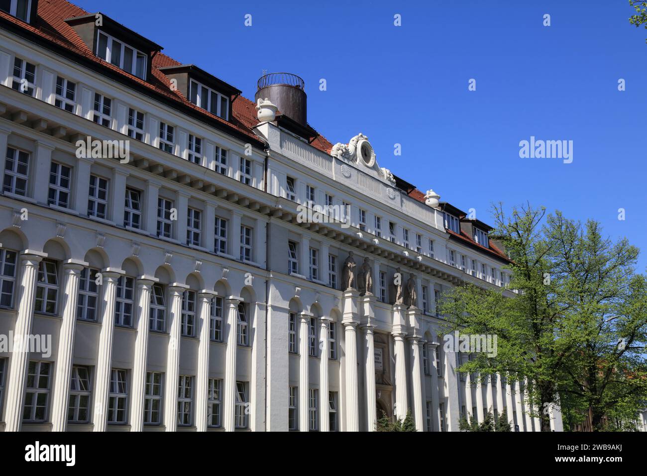 Gliwice Stadt in Polen. Gebäude des Provinzverwaltungsgerichts (polnisch: Wojewodzki Sad Administracyjny). Gericht. Stockfoto