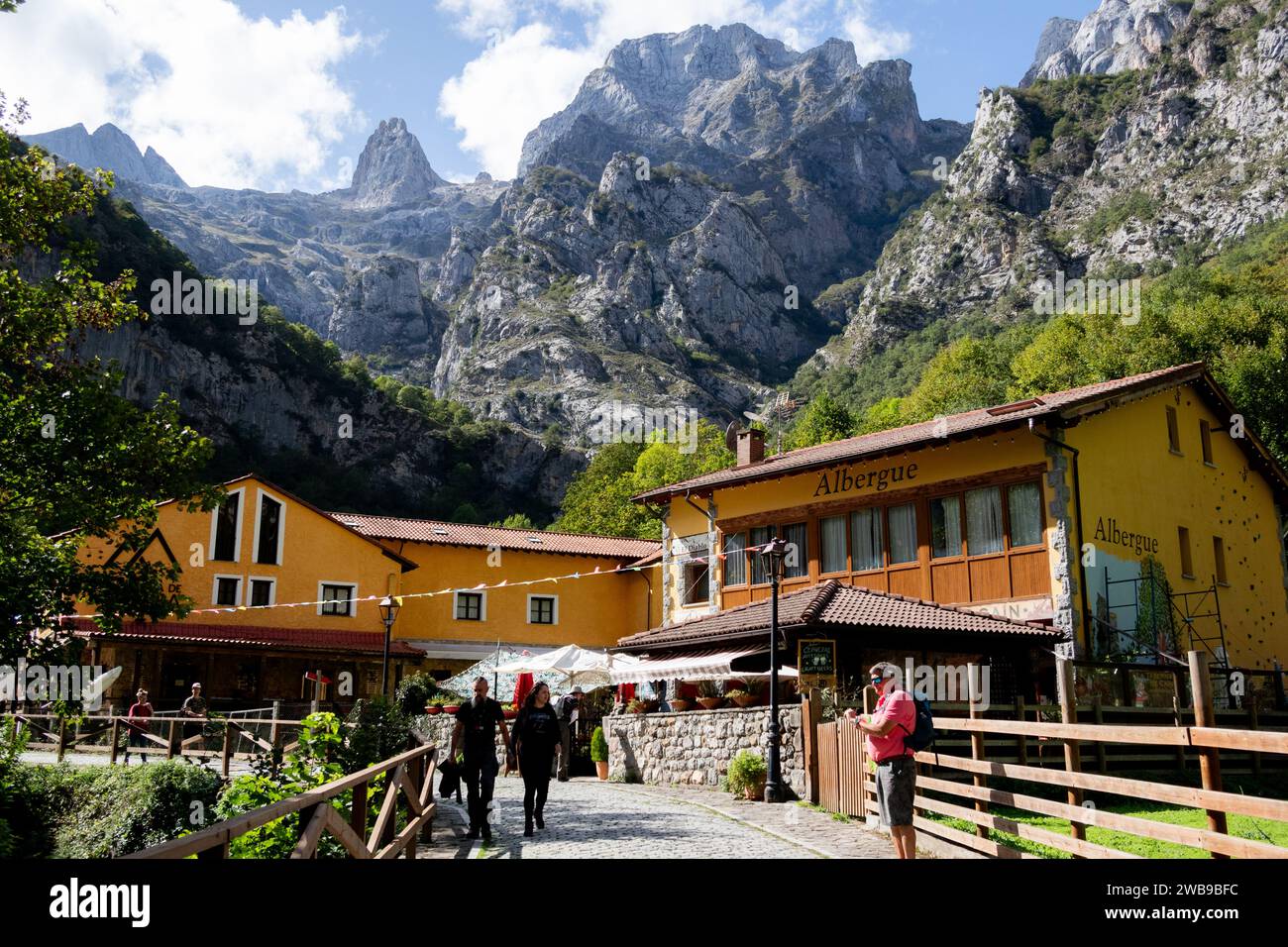 Valdeón-Tal und im Nationalpark Picos de Europa Stockfoto