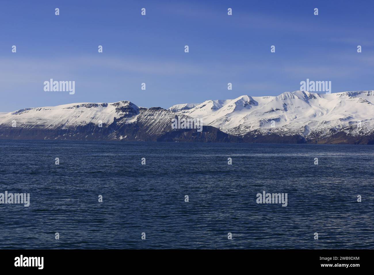 Skjálfandi ist eine Bucht im Norden Islands Stockfoto
