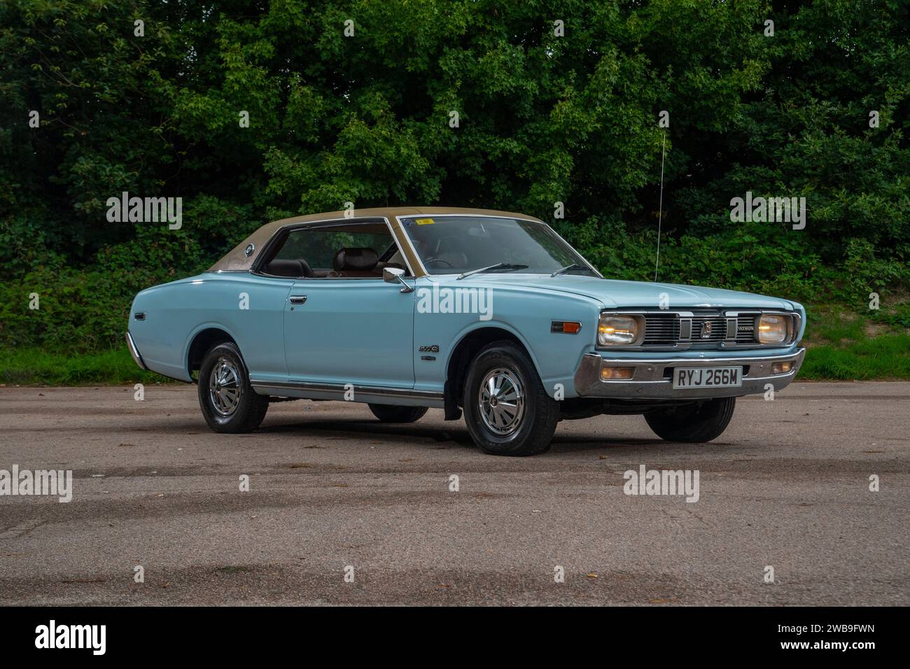 1974 Datsun 260C Coupé, klassischer japanischer Wagen 1970 Stockfoto