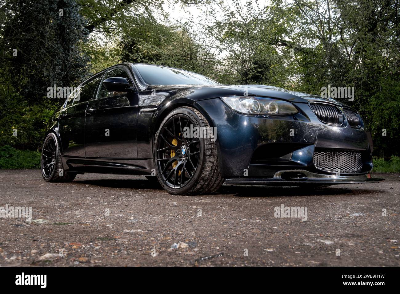 E9X (E90/E92) BMW M3 Limousine Performance Car Stockfoto