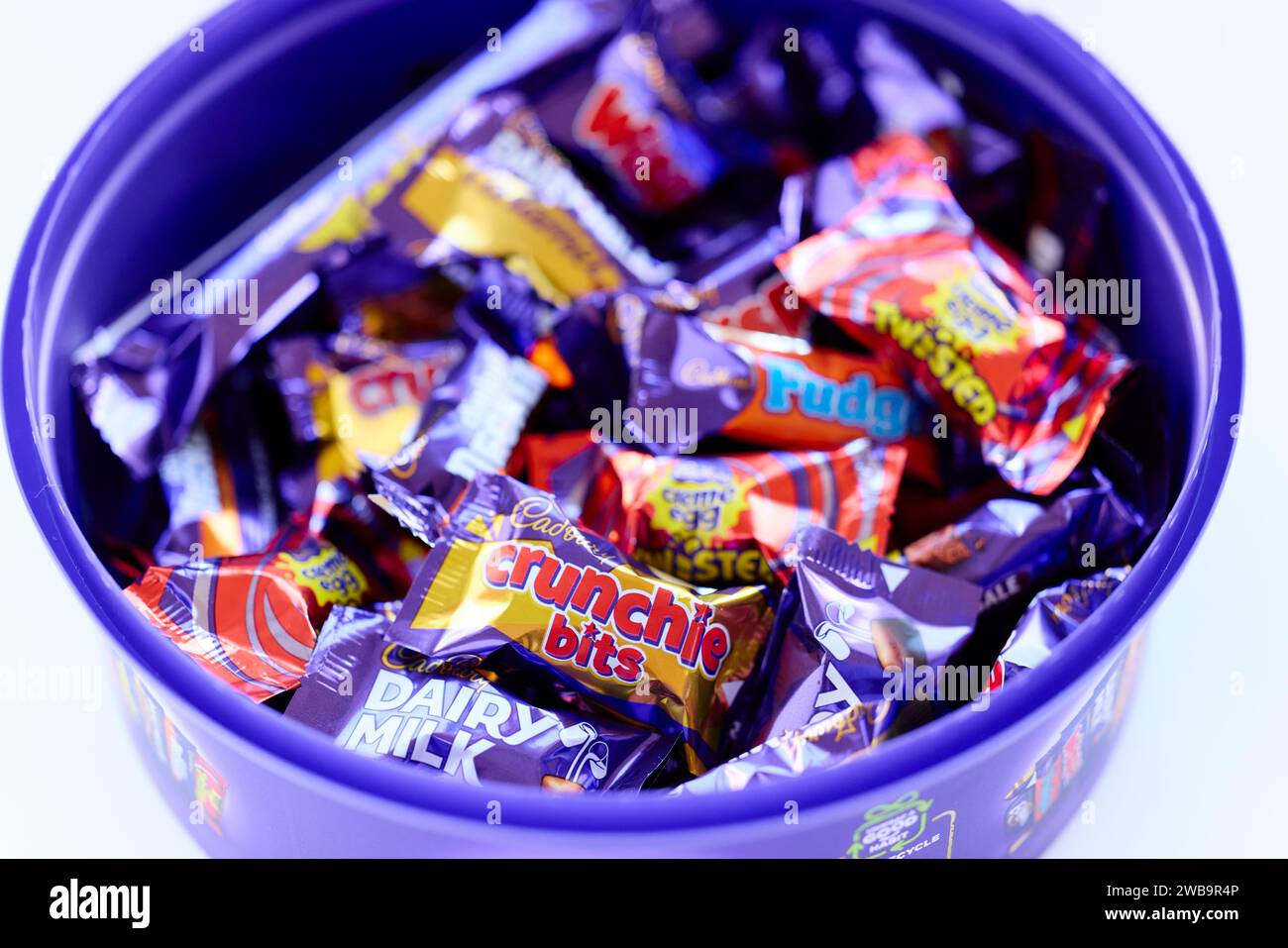 Eine Schachtel Cadbury Heroes Süßigkeiten Stockfoto
