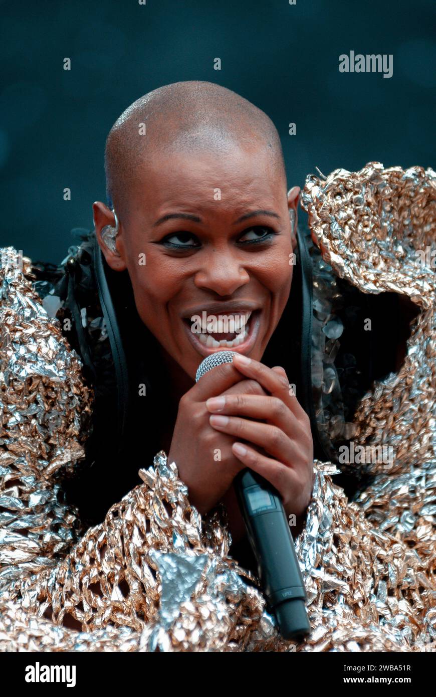 Skin - Skunk Anansie, V2010, Hylands Park, Chelmsford, Essex, Großbritannien - 22. August 2010 Stockfoto