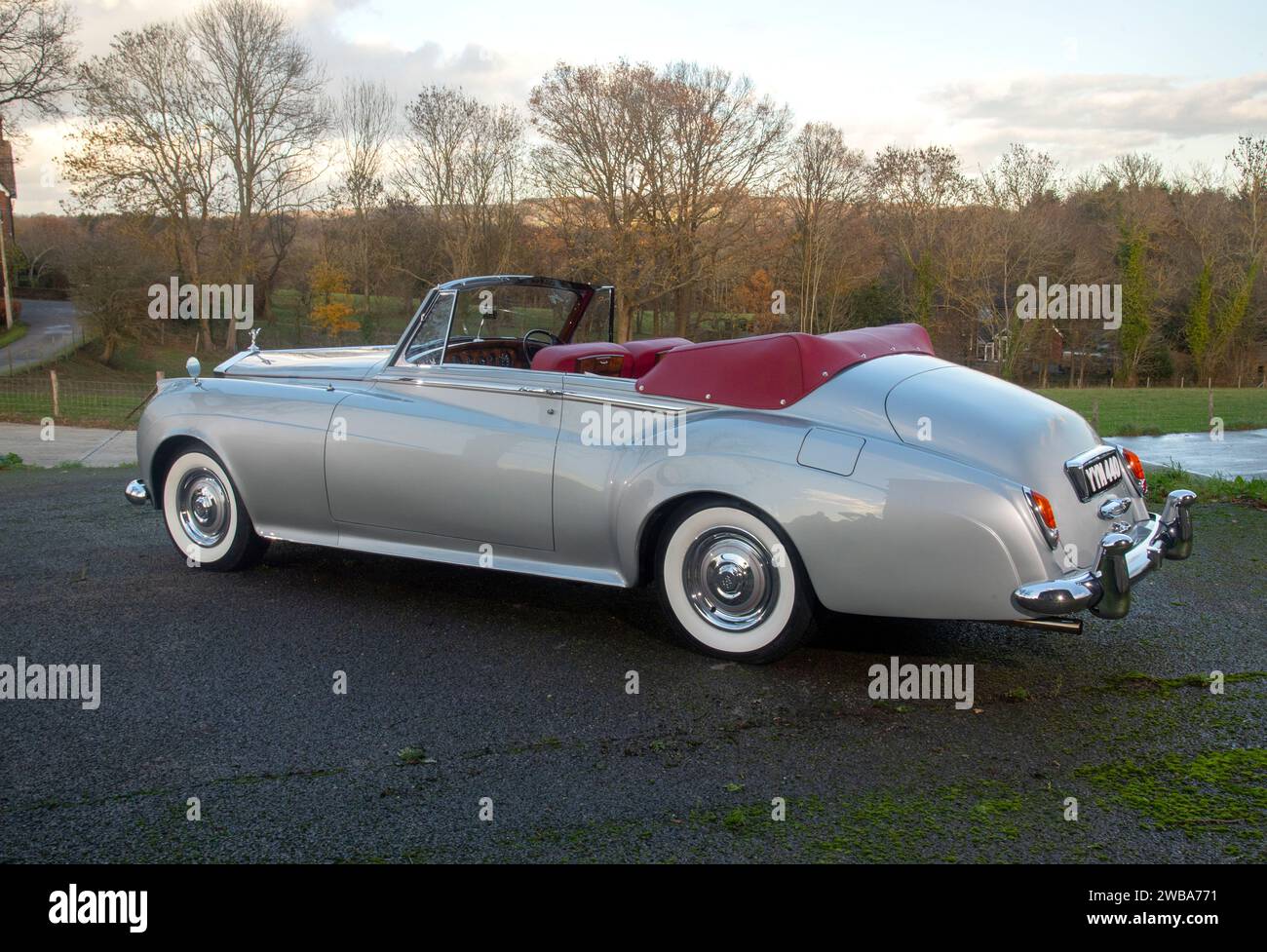 1960 Rolls Royce Silver Cloud Cabriolet britischer Klassiker Stockfoto