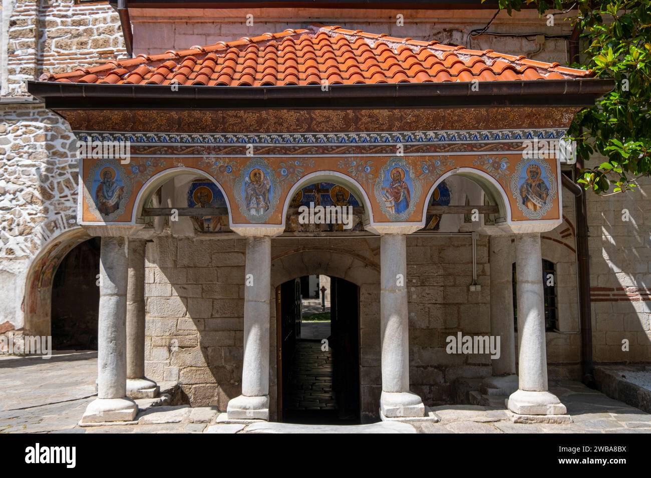 Kloster Bachkowo. Provinz Plovdiv, Bulgarien, Südosteuropa. Stockfoto