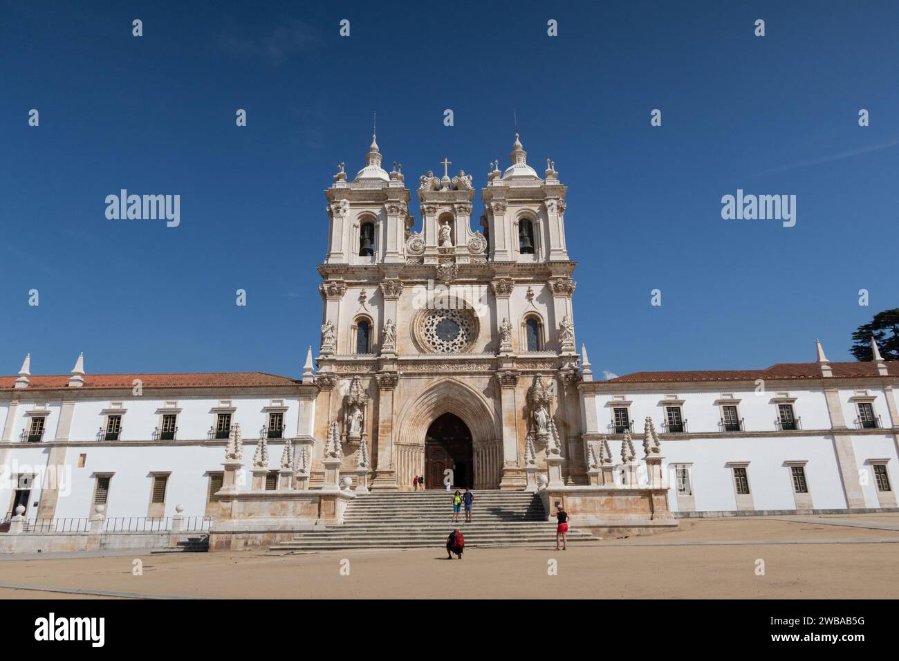 Kloster Santa Maria d'Alcobaca eine Klosterkirche Stockfoto