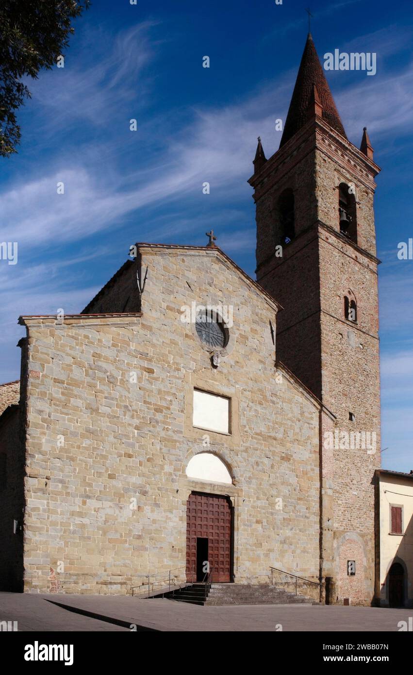 Italien Toskana Arezzo: Kirche Saint Agostino Stockfoto