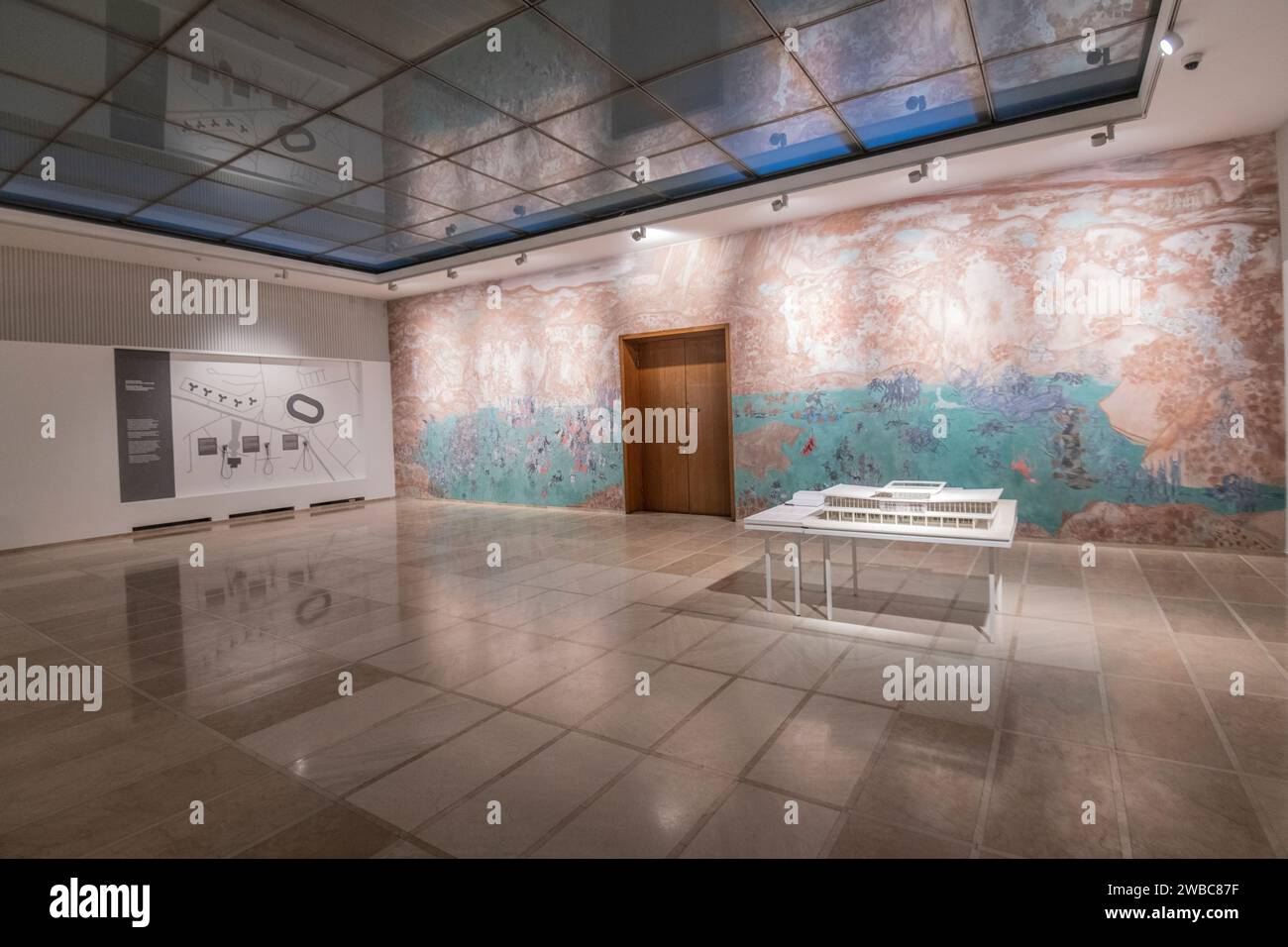 Museum von Jugoslawien: 25 Mai Halle, Innenraum. Belgrad, Serbien. Stockfoto