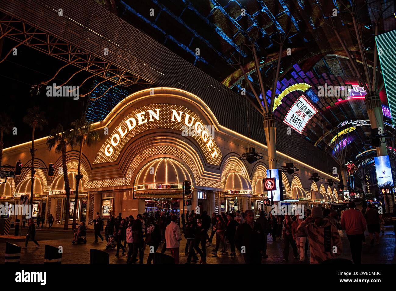 Fremont Street Experience. Downtown Las Vegas, Nevada Stockfoto