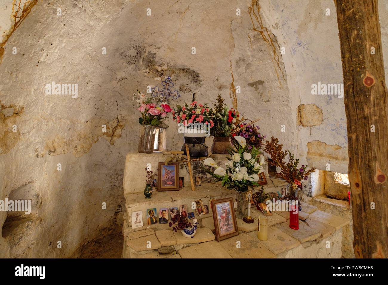 iglesia parroquial de San Martín, Sercué, término Municipal de Fanlo, Sobrarbe, Huesca, Aragón, cordillera de los Pirineos, Spanien Stockfoto