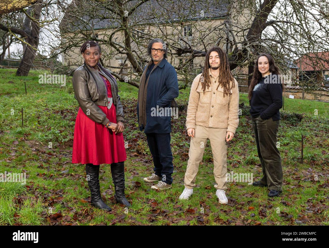 NUR REDAKTIONELLE VERWENDUNG (von links nach rechts) Dame Dr. Maggie