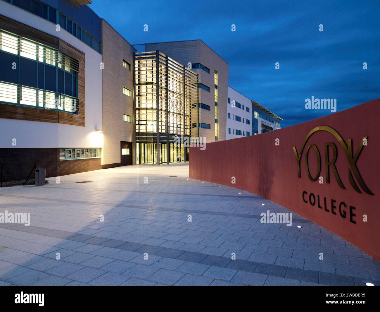 York College, Weiterbildungsgebäude, North yorkshire, Nordengland, Vereinigtes Königreich Stockfoto