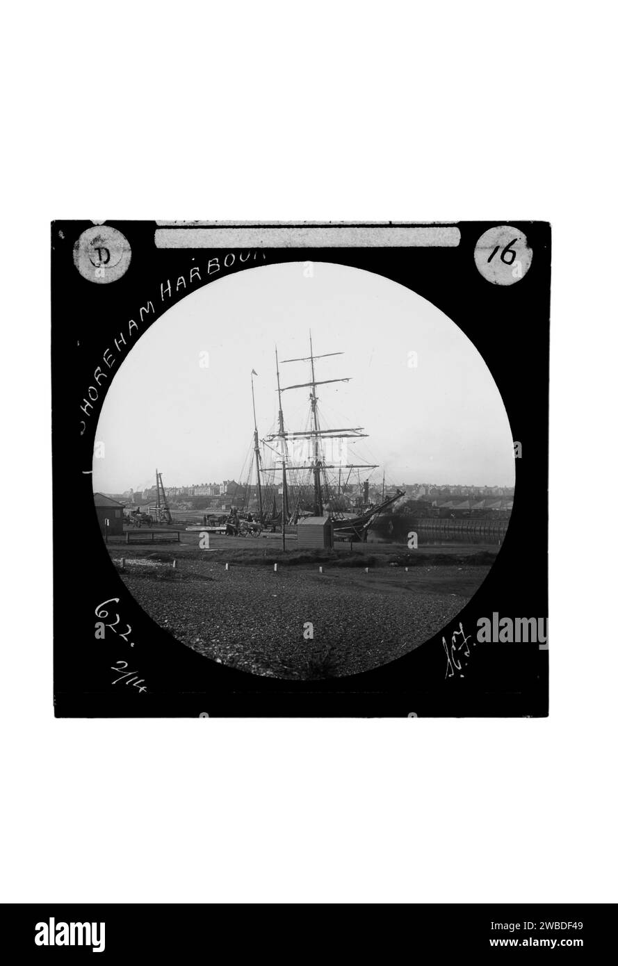 Shoreham Harbour 1914 Stockfoto