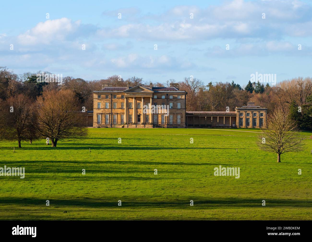 Attingham Hall, Teil des Attingham Estate bei Shrewsbury, Shropshire. Stockfoto