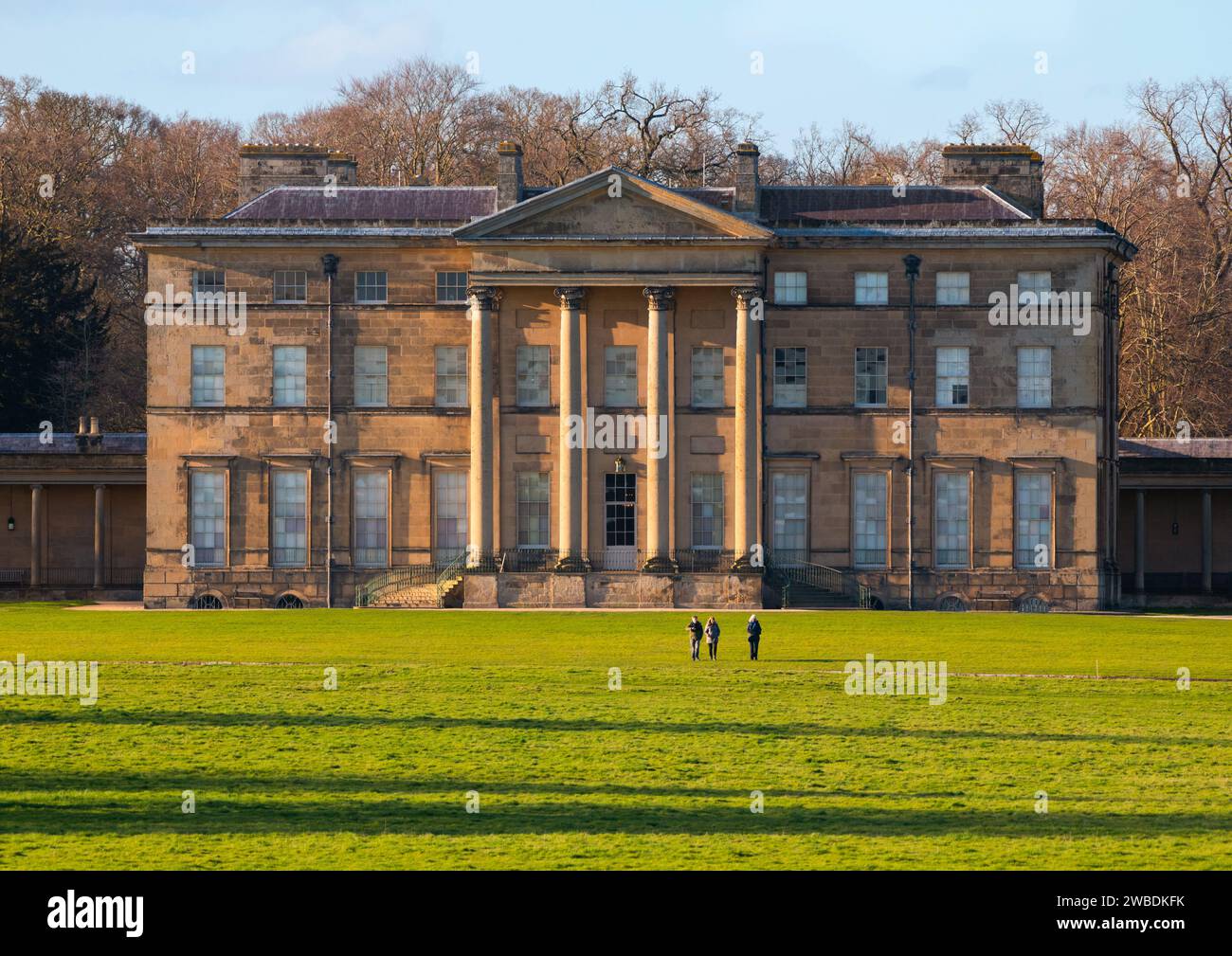 Attingham Hall, Teil des Attingham Estate bei Shrewsbury, Shropshire. Stockfoto