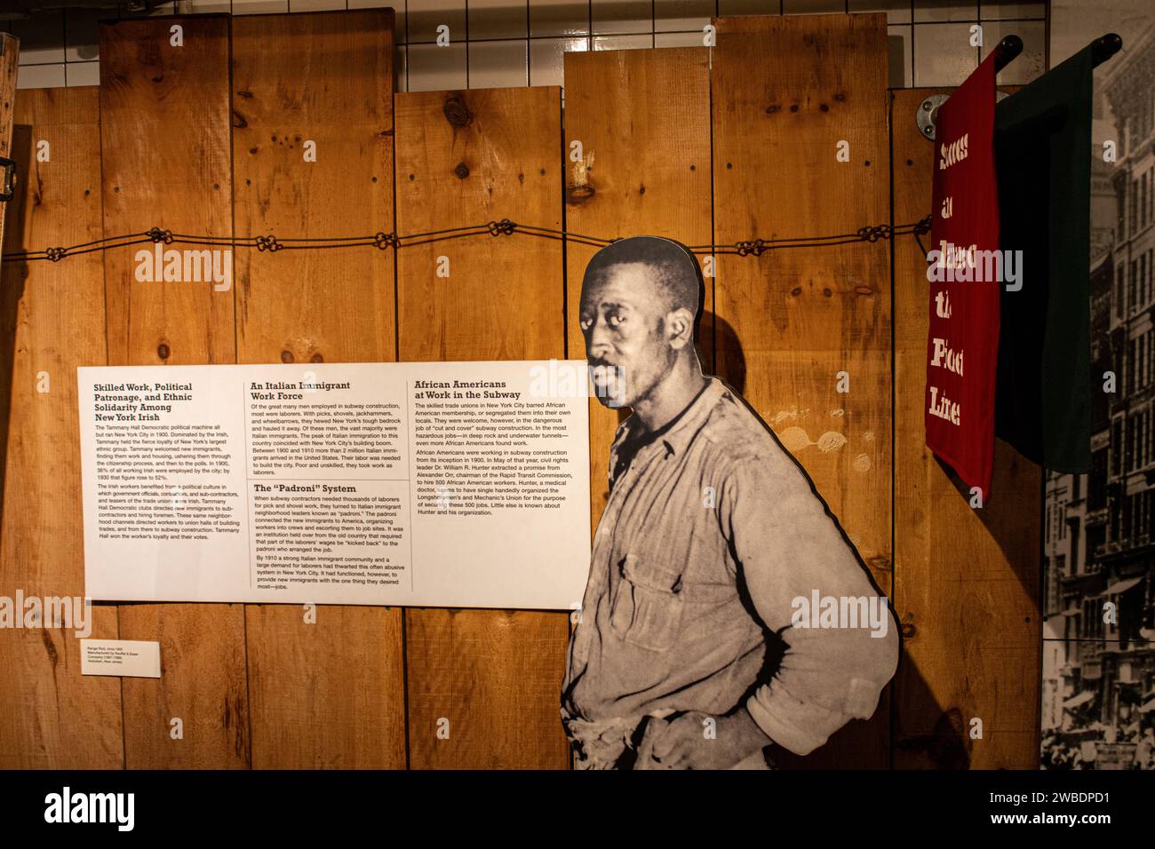 Ein fesselndes Bild des Transit Museums in Brooklyn, New York, USA Stockfoto