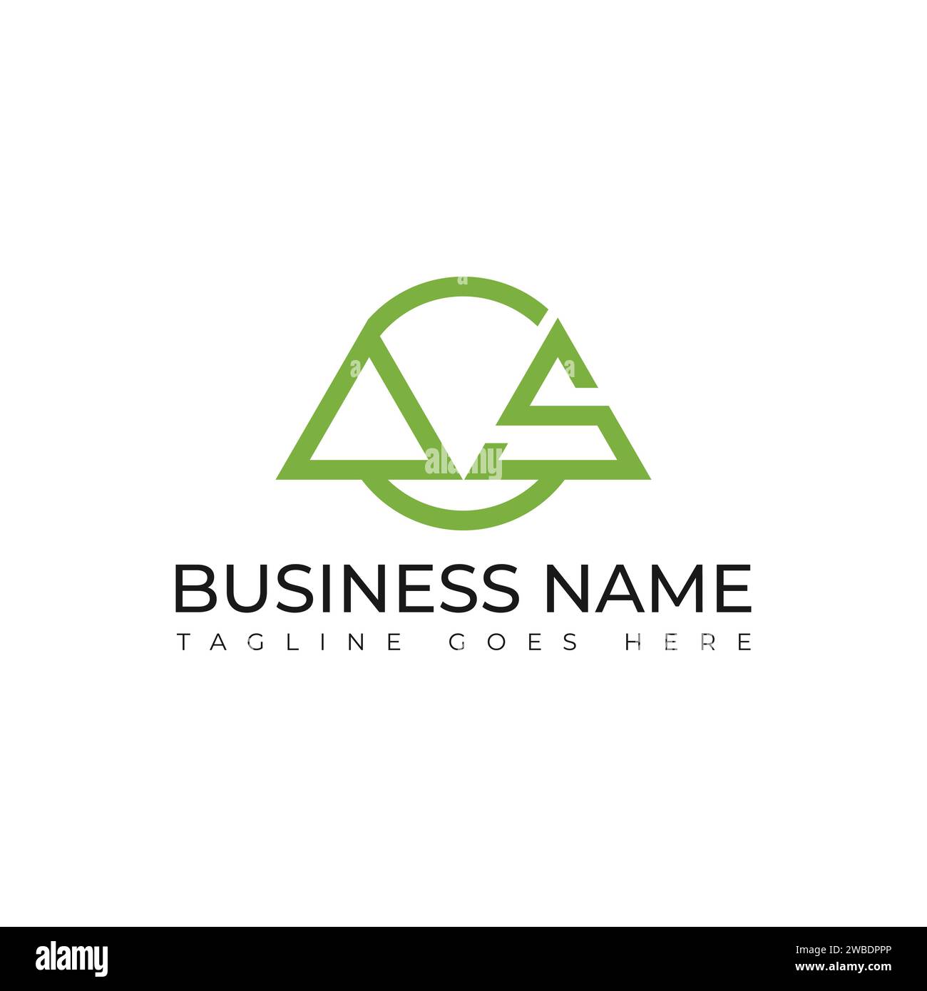 ACS Letter Initial Logo Design Vektor Illustration. ACS-Letter-Logo. ACS Creative Initials Vektorbuchstabe Logo Konzept. ACS Letter Initial vecto Stock Vektor