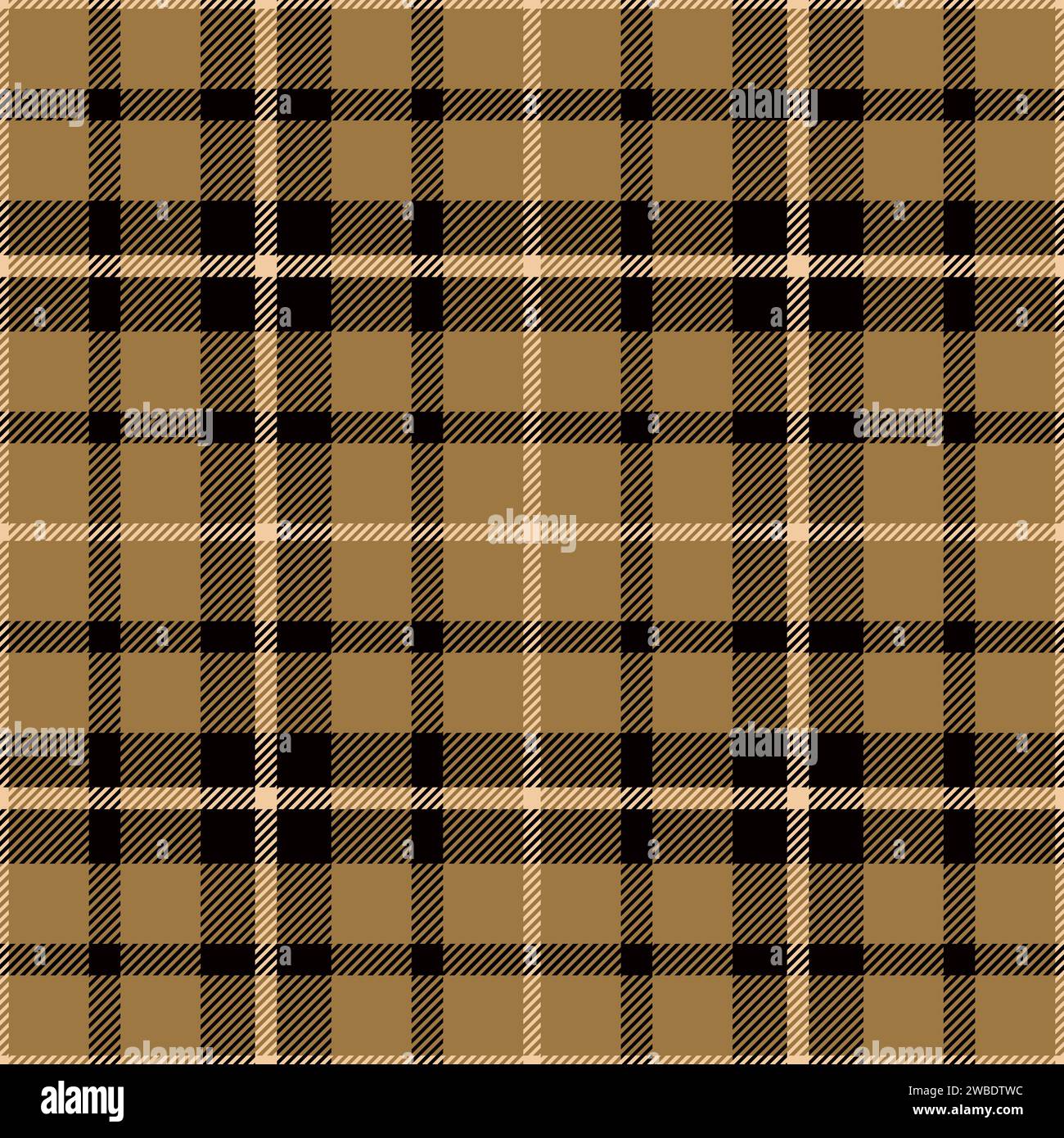 Nahtloses Karomuster. Das sich wiederholende Karomuster-Material sorgt für Designdrucke im Karomuster. Wiederholte Prüfung. Prüft die quadratische Linie. Vichi-Tuch. Tartan wiederholen Stock Vektor