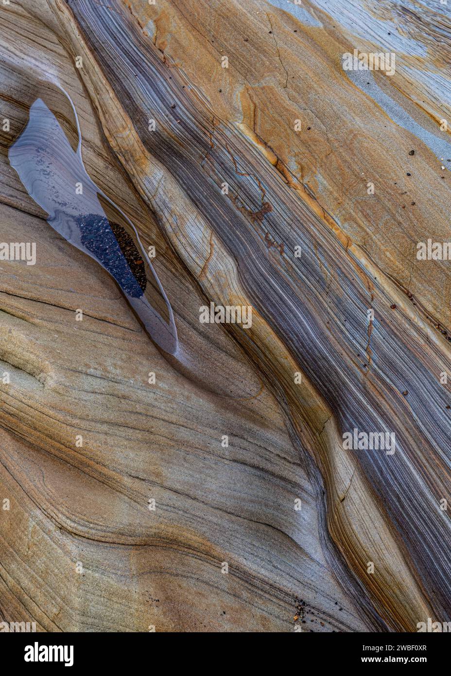 Sandsteinformationen Stockfoto