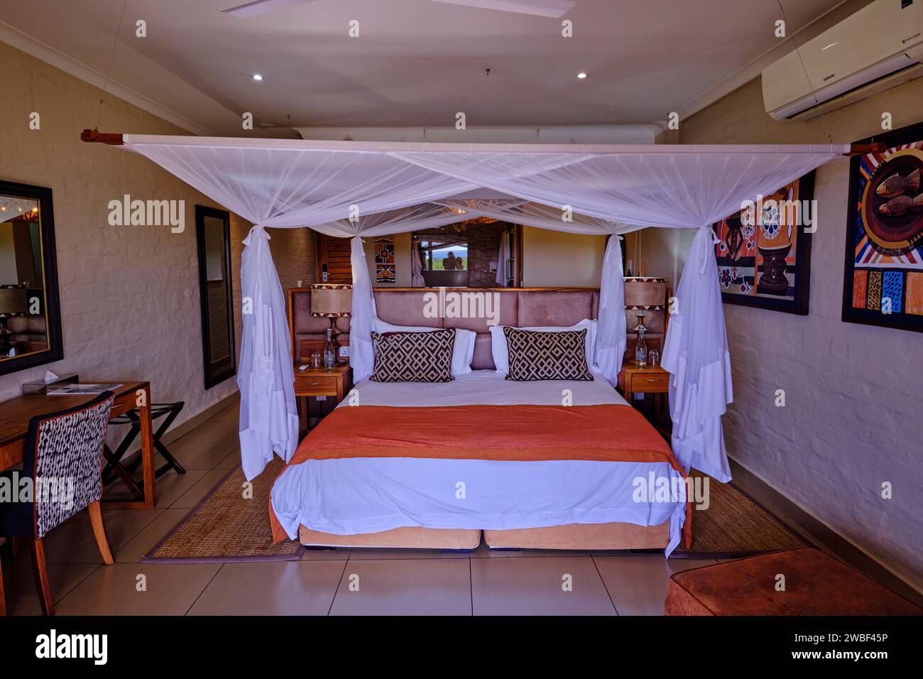 Zimbabwe, Provinz Matabeleland North, Victoria Falls, Victoria Falls Safari Club Hotel Stockfoto