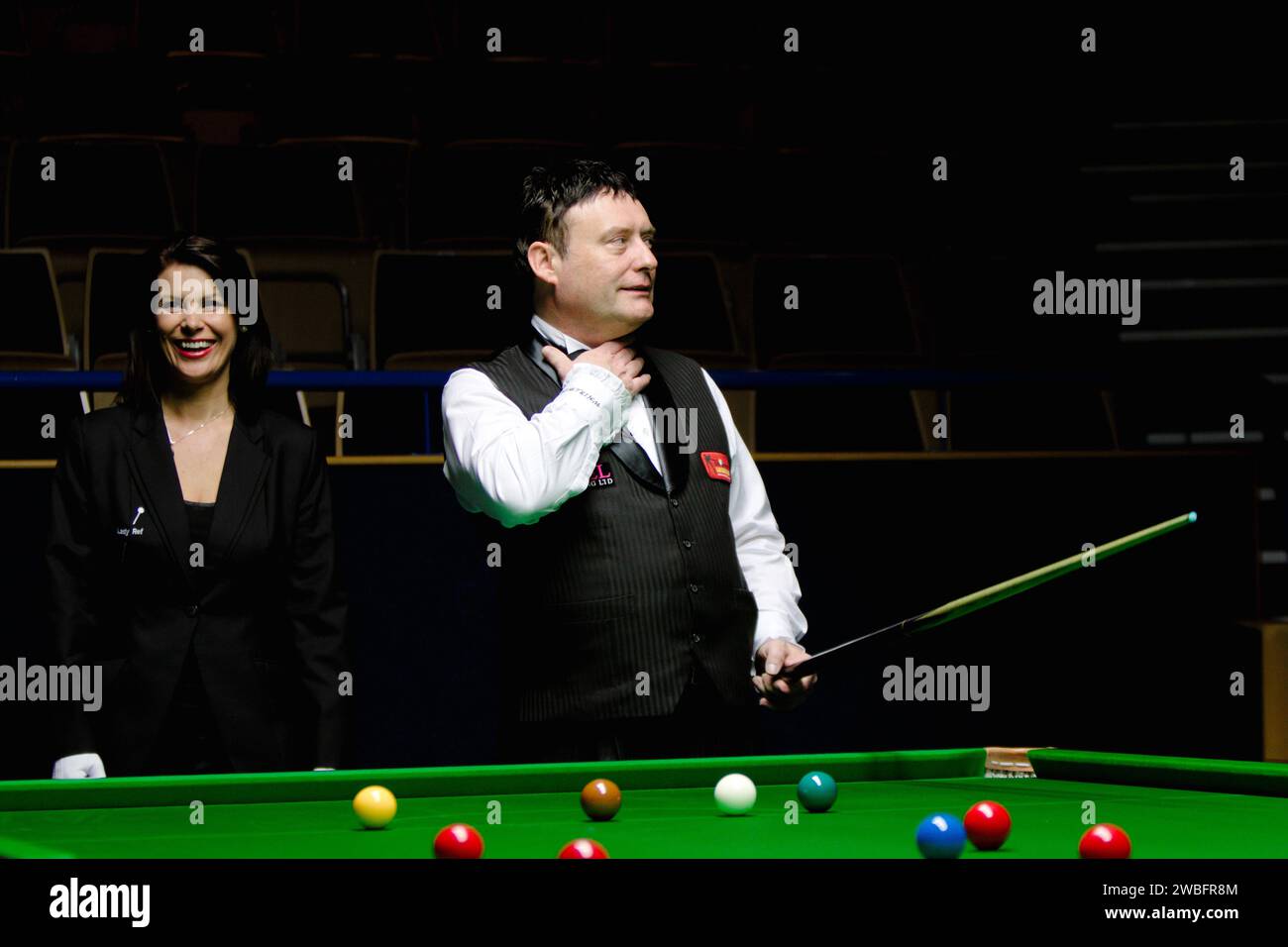 Jimmy White, professioneller Snooker-Spieler Stockfoto