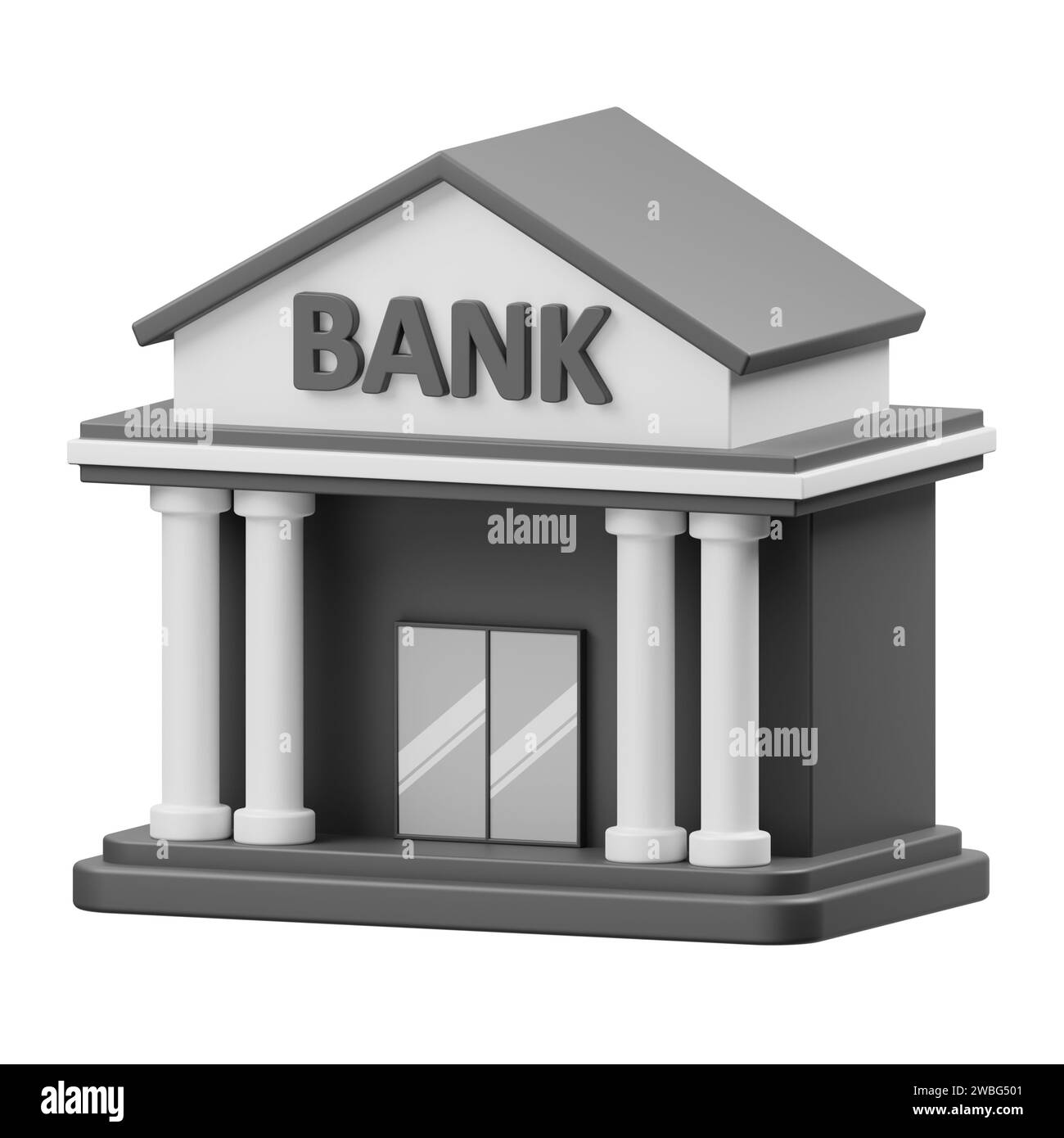 Illustration zum Bankwesen, einfache Investition | Vektor erhöhte Bankinhalte. Stockfoto
