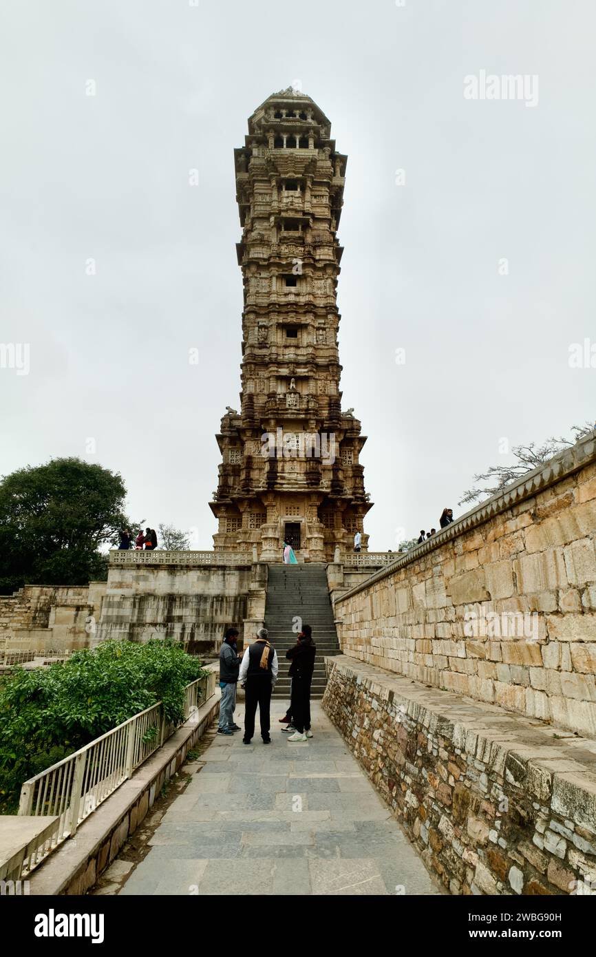 Die Vijay stolpern in Chittorgarh Stockfoto