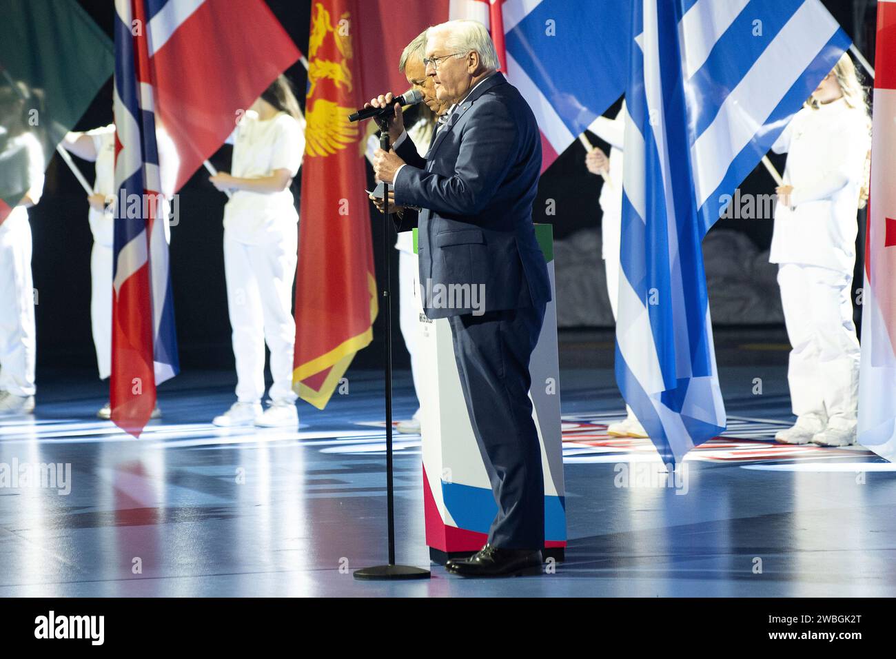 Bundespraesident FrankWalter Steinmeier die EHF EURO 2025