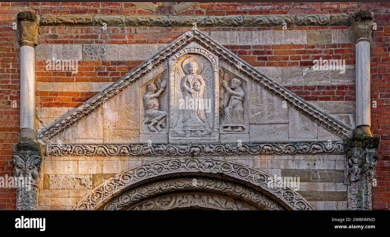 Italien Lombardei Pavia Pieve von San Pietro in Ciel D'Oro | Italien Lombardei Pavia Pieve von San Pietro in Ciel D'Oro Stockfoto