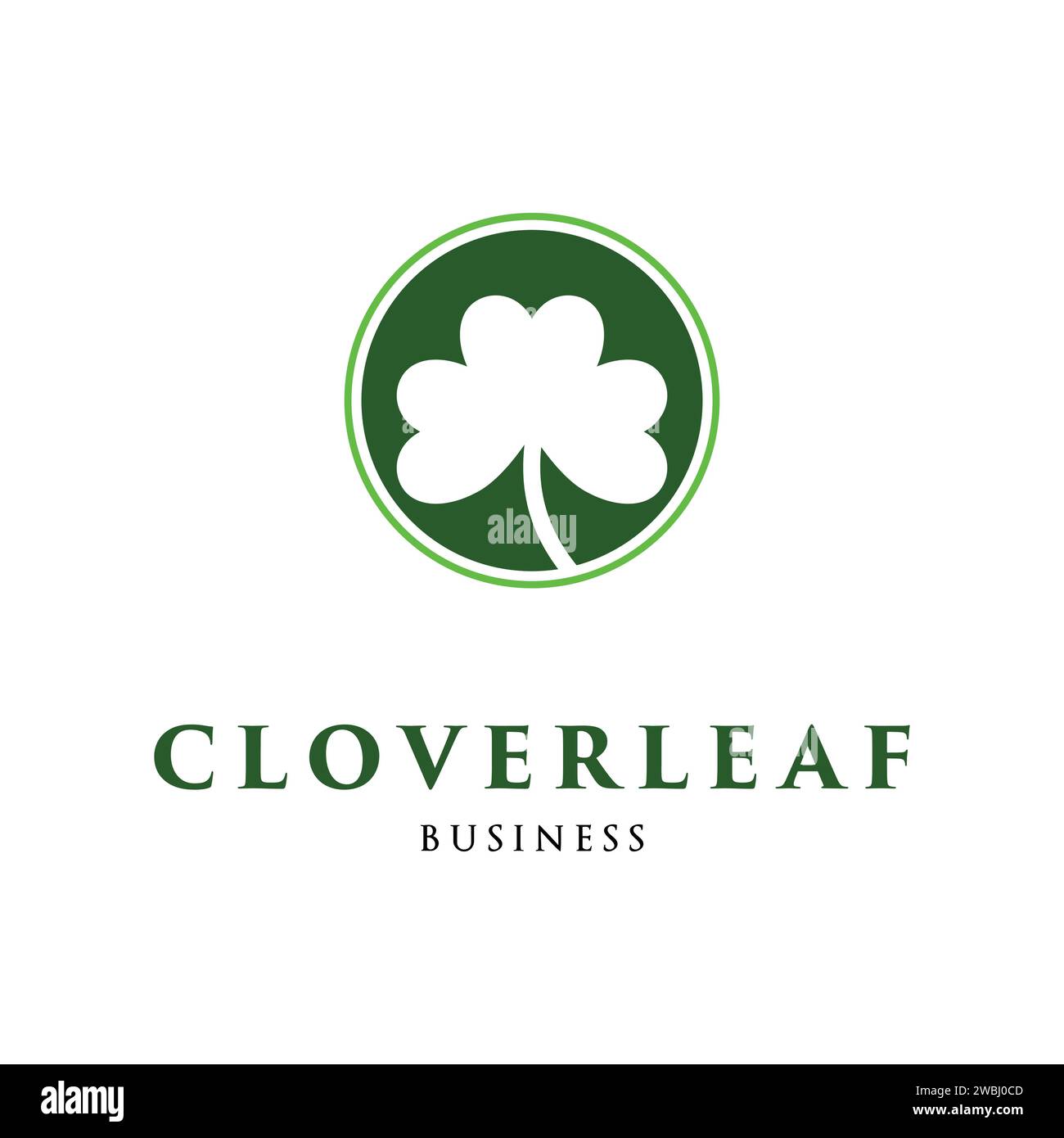 Designvorlage Für Cloverleaf-Symbol-Logo Stock Vektor