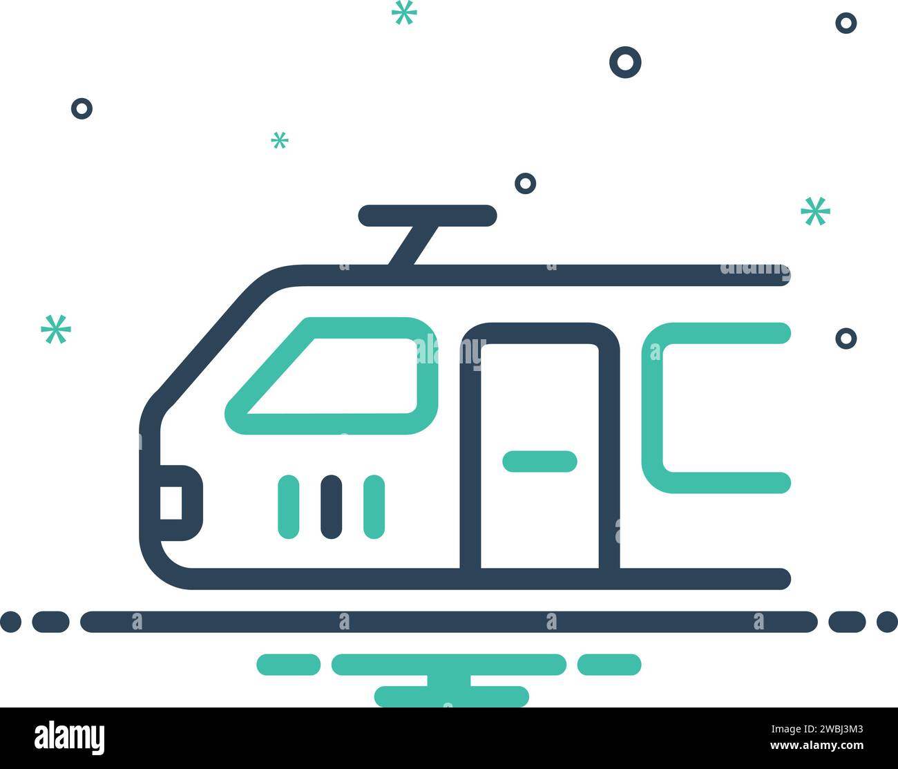 Symbol für Elektrik, Motor Stock Vektor