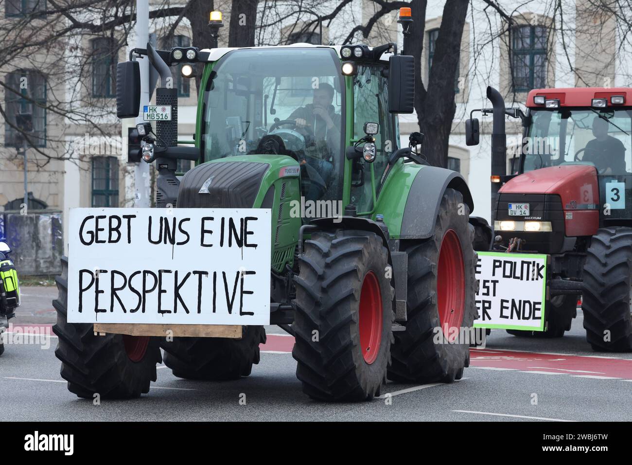 Niedersachsen, Bauernproteste in Hannover, Großdemonstration in der Landeshauptstadt , Trecker